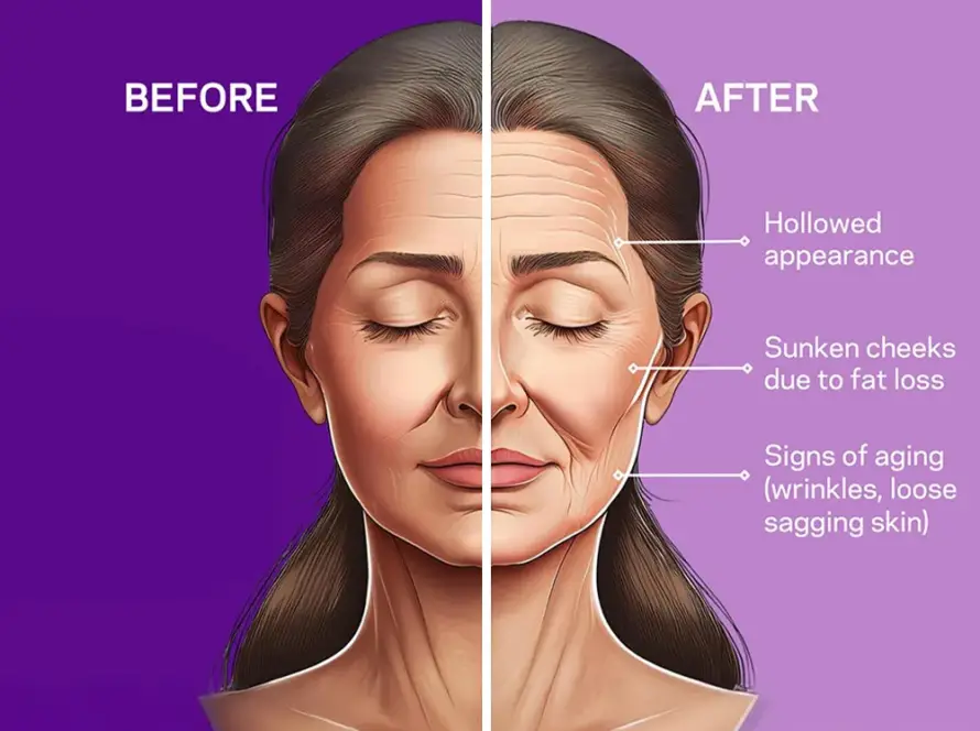 “Ozempic Face”: How We Treat Facial Hollowing After Weight Loss With Fillers & Skin Tightening